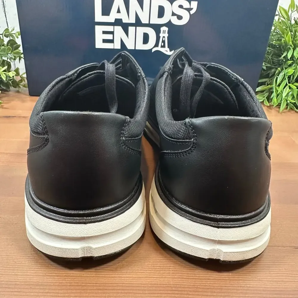 Lands' End Men's Sport Black Oxford‎ Shoes Size 9